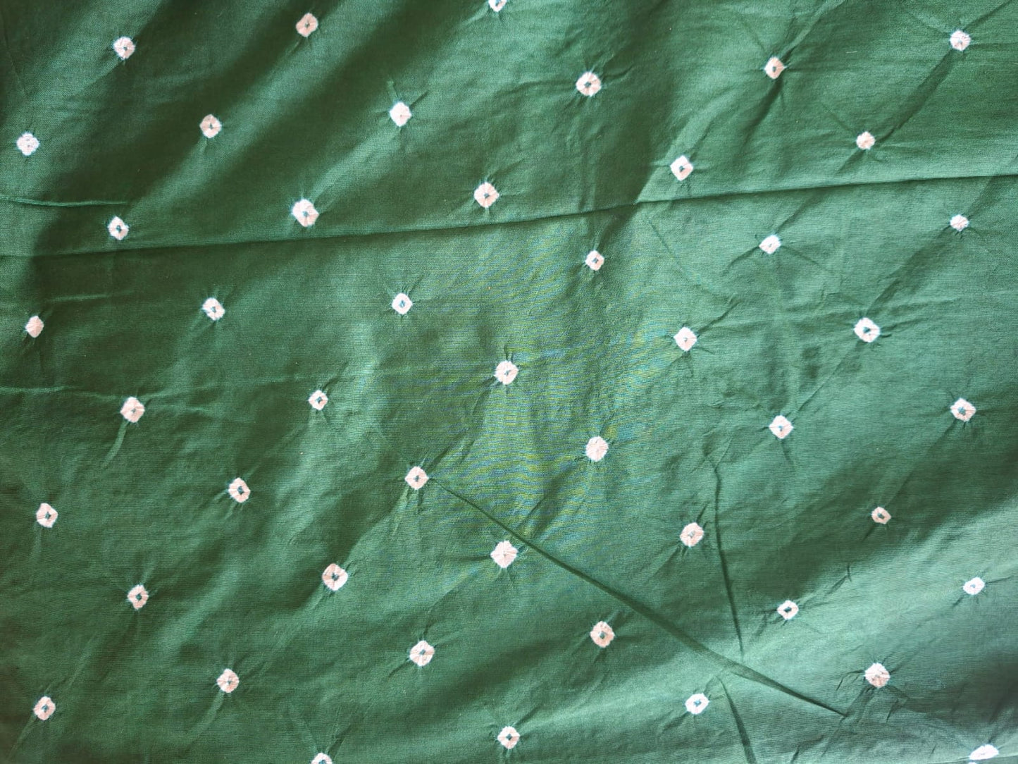 green banarasi georgette bandhani saree
