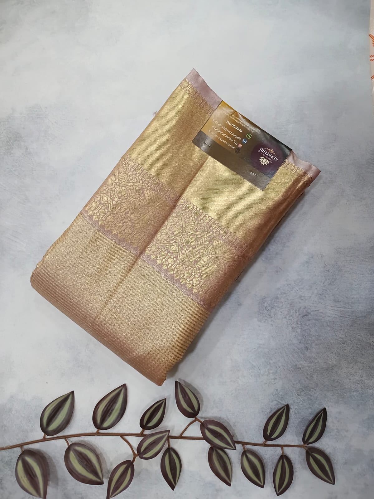 lavender light with line semi silk saree