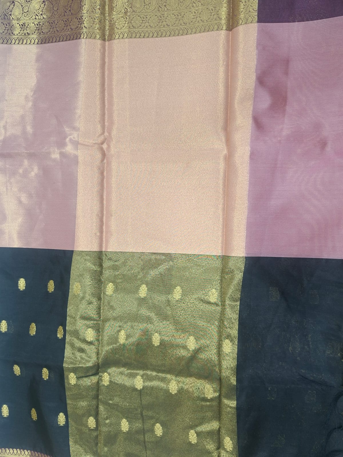 banarasi half and half soft silk saree 101
