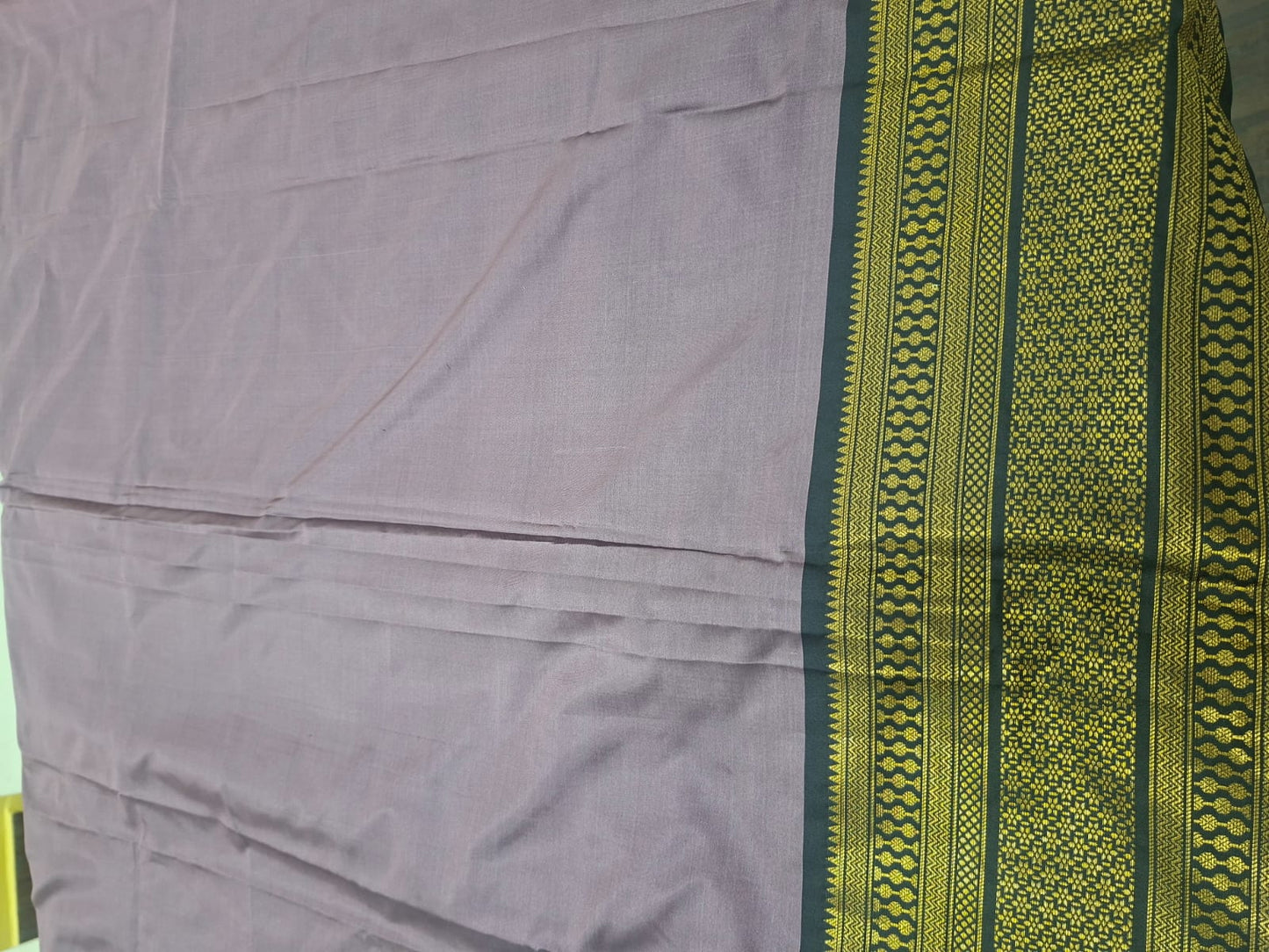 pink soft silk with kanchi border saree