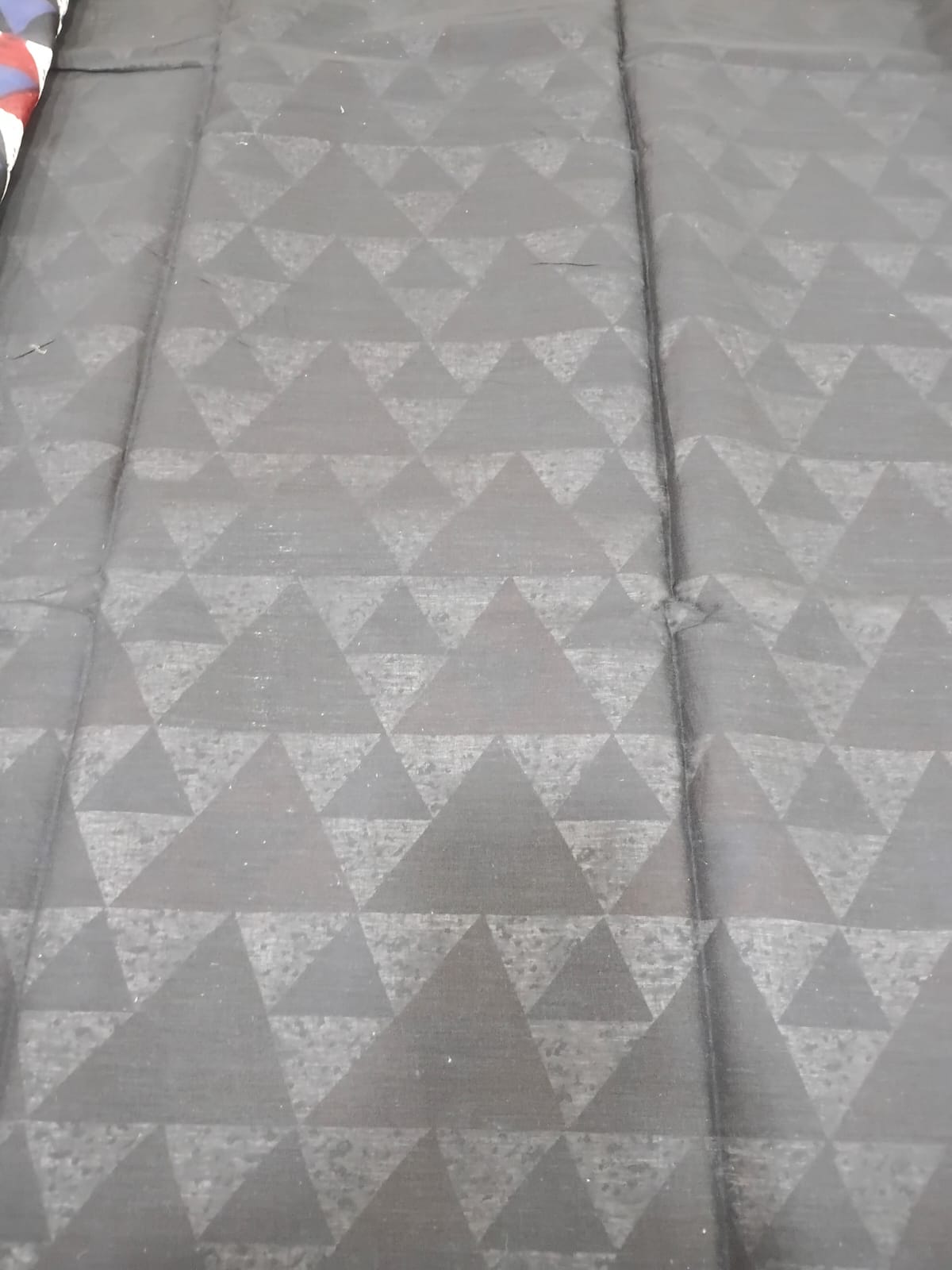 blue and black mul-mul bagru cotton