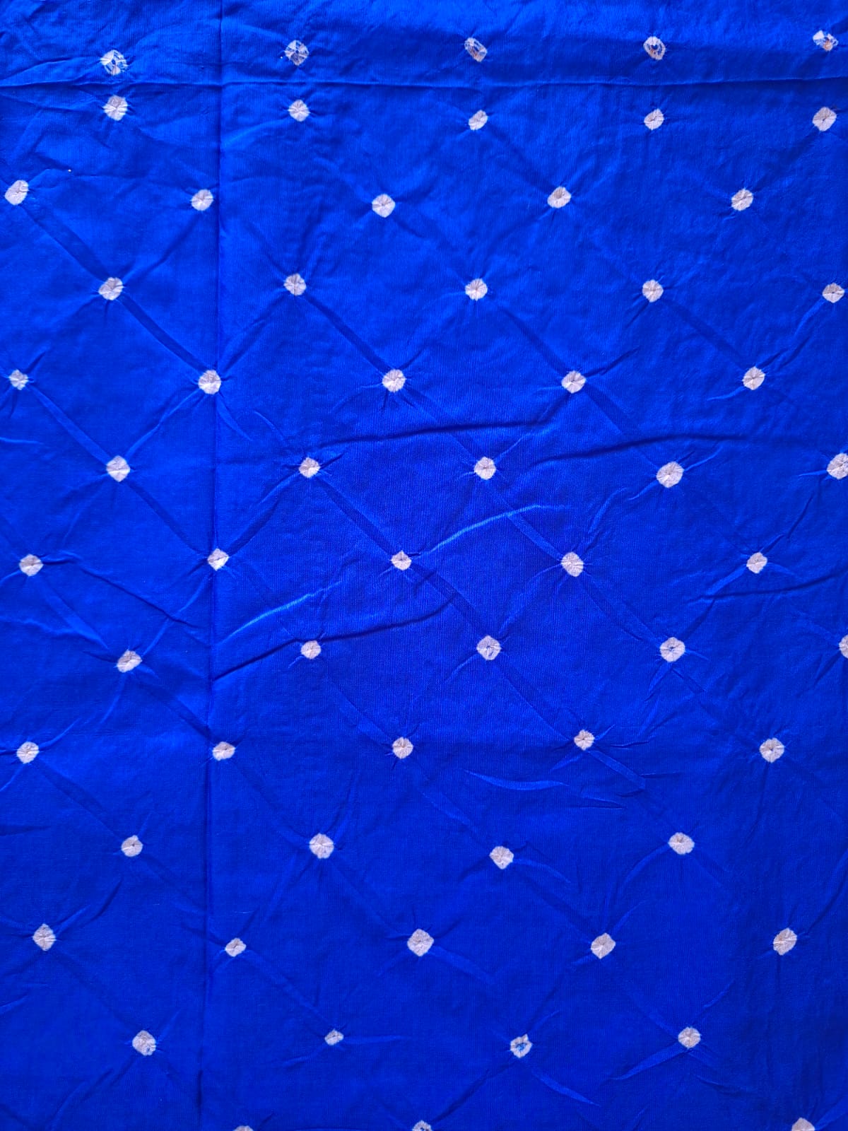 blue banarasi georgette bandhani saree