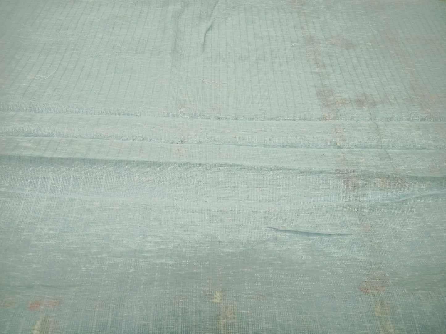 blue semi kota saree