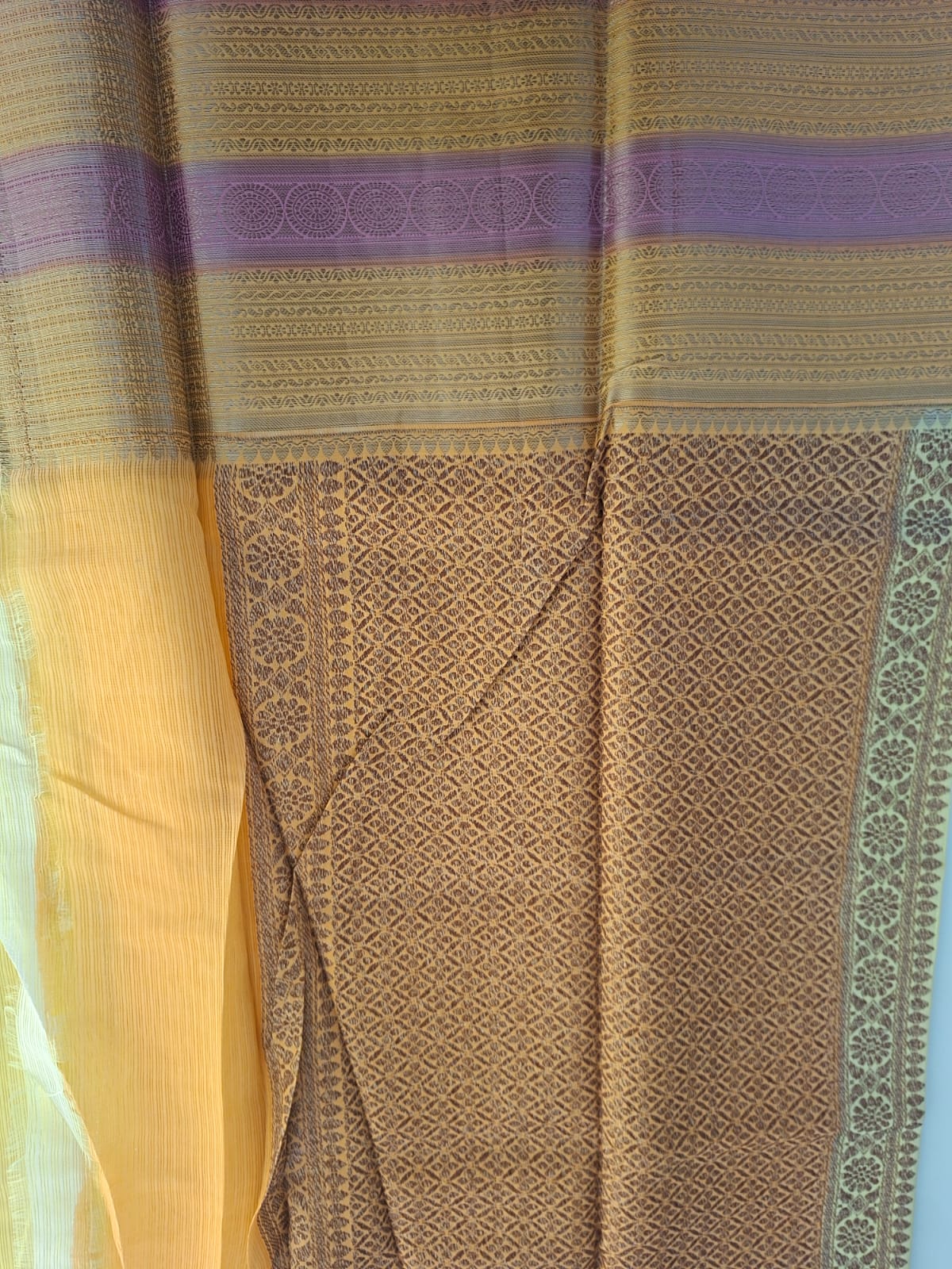 Blue semi kota saree