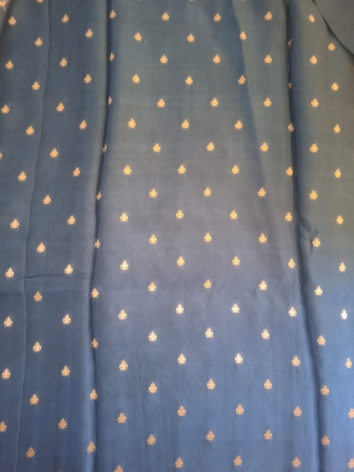 navy dark blue pashmina saree 101