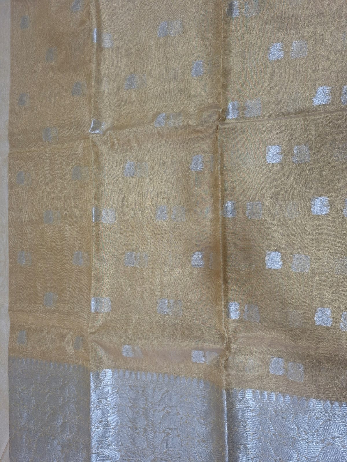 gold tissue saree 101