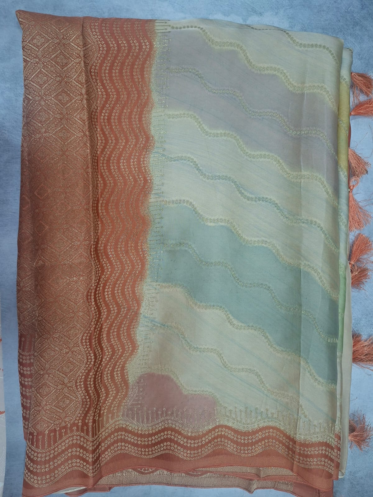 multicolour georgette saree 101