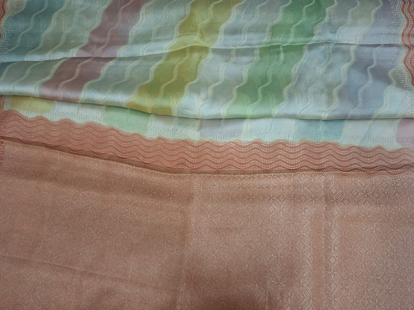 multicolour georgette saree 101