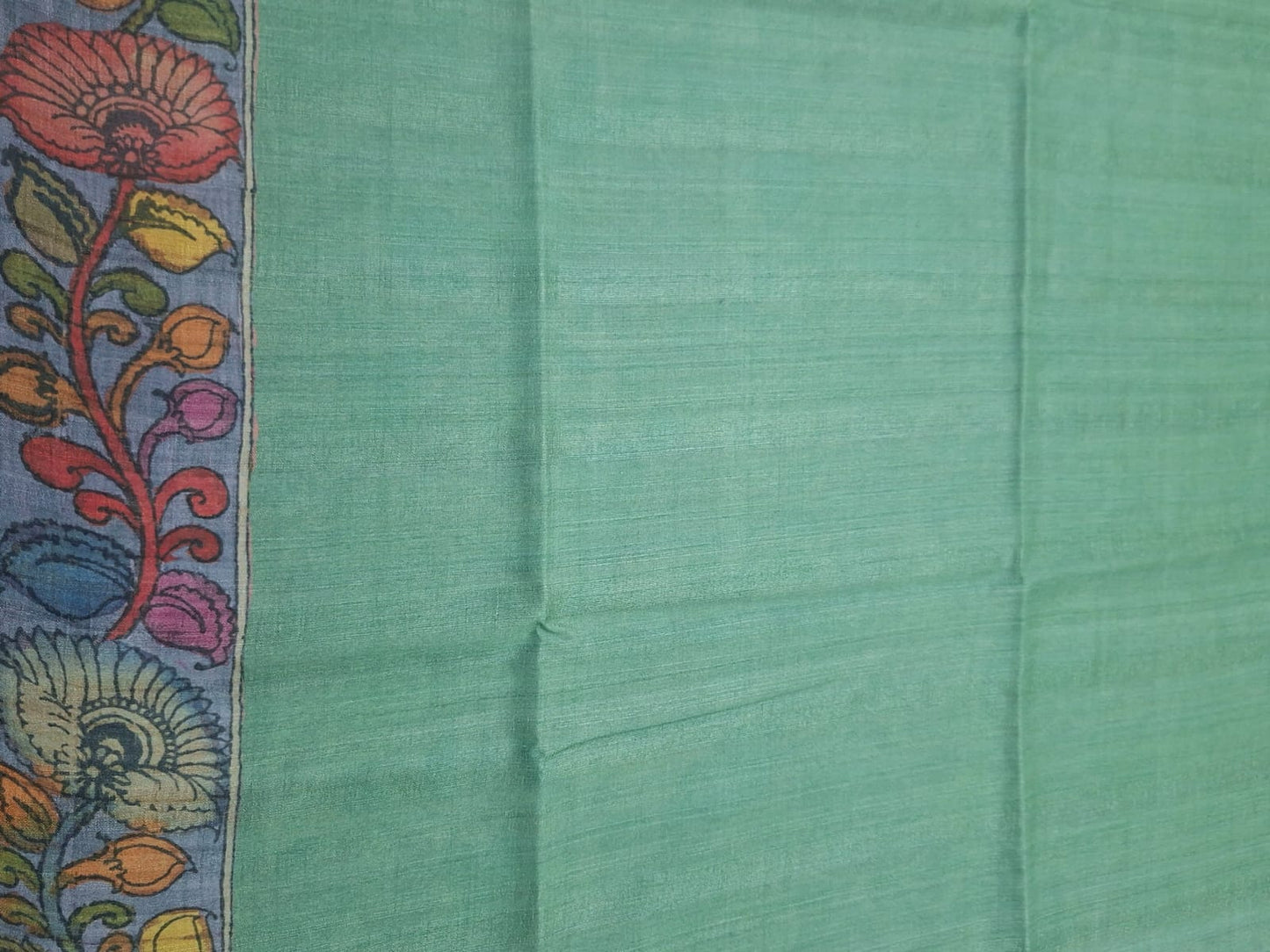 pen kalamkari with digital print 103