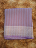 lavender soft  tissue silk saree