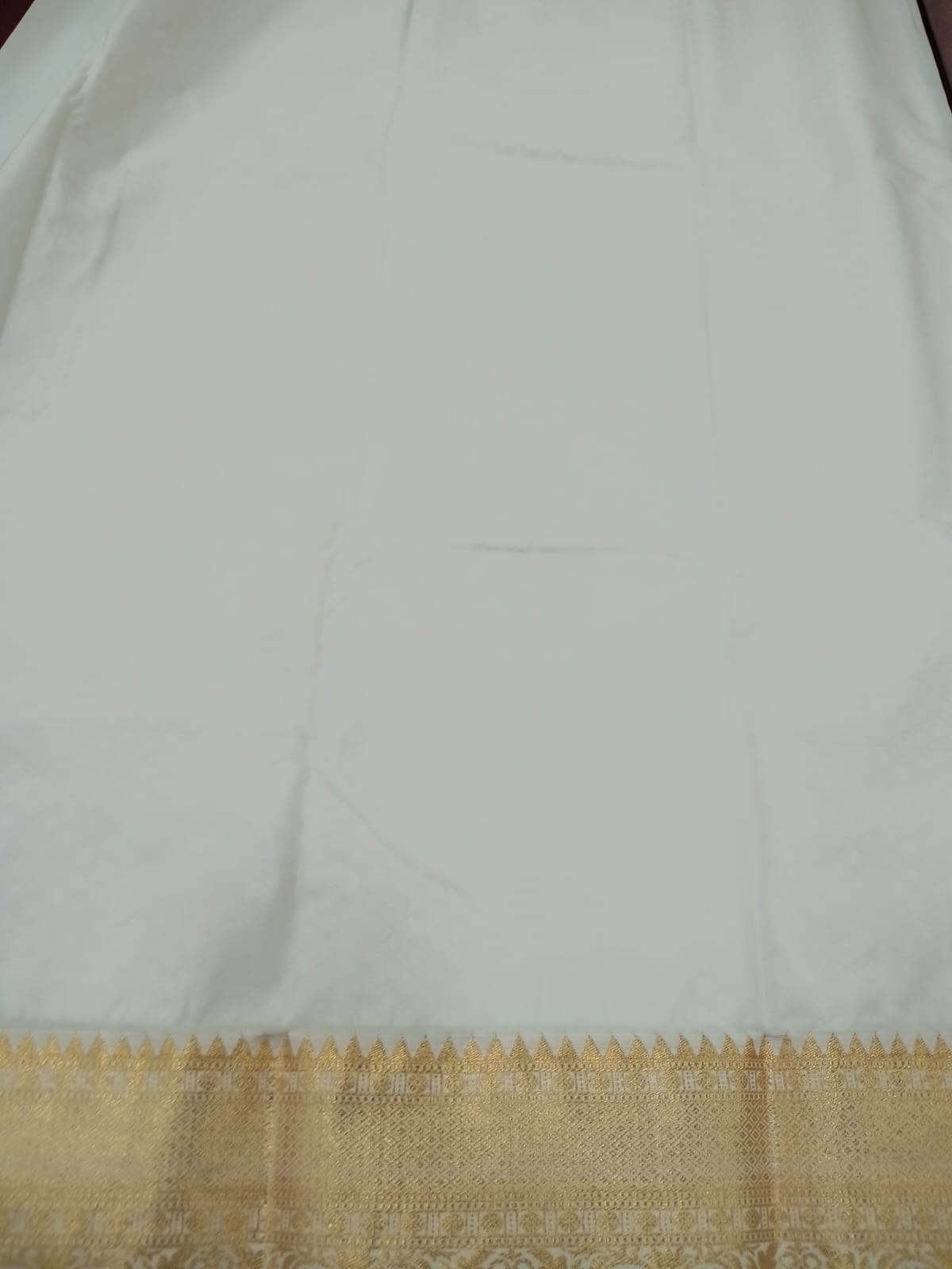 brown semi silk saree