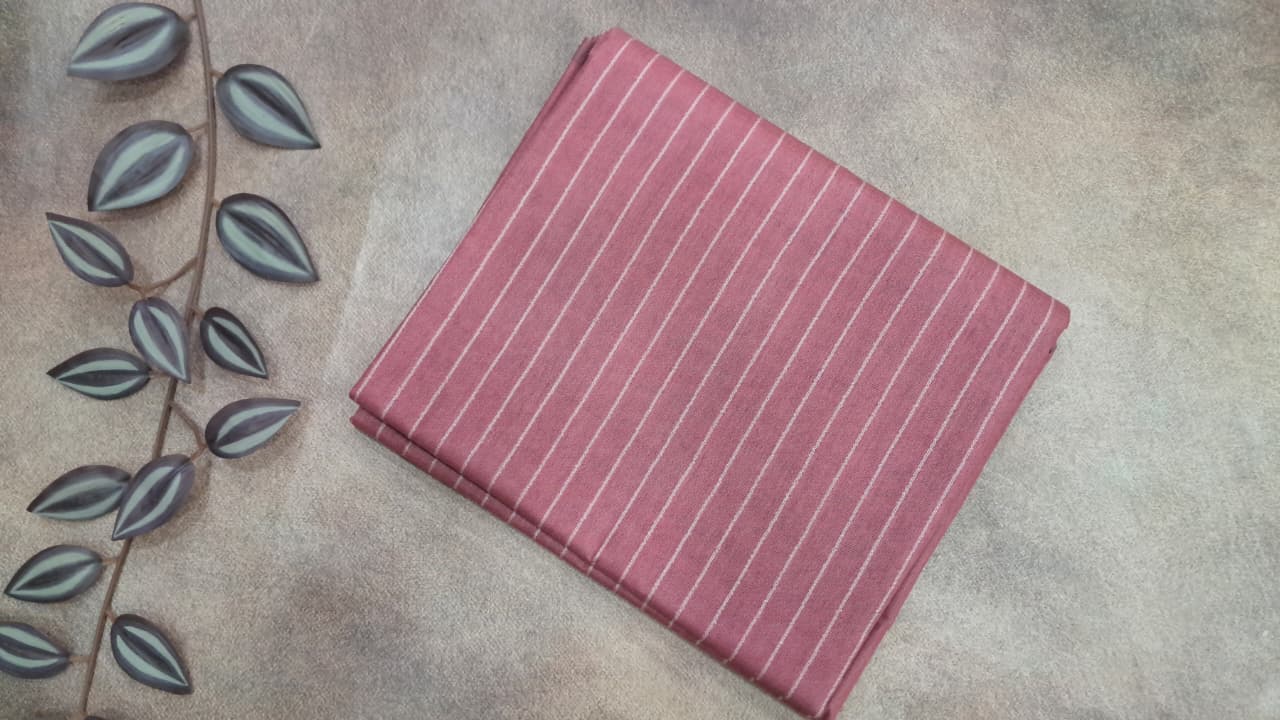 pink kota semi silk saree
