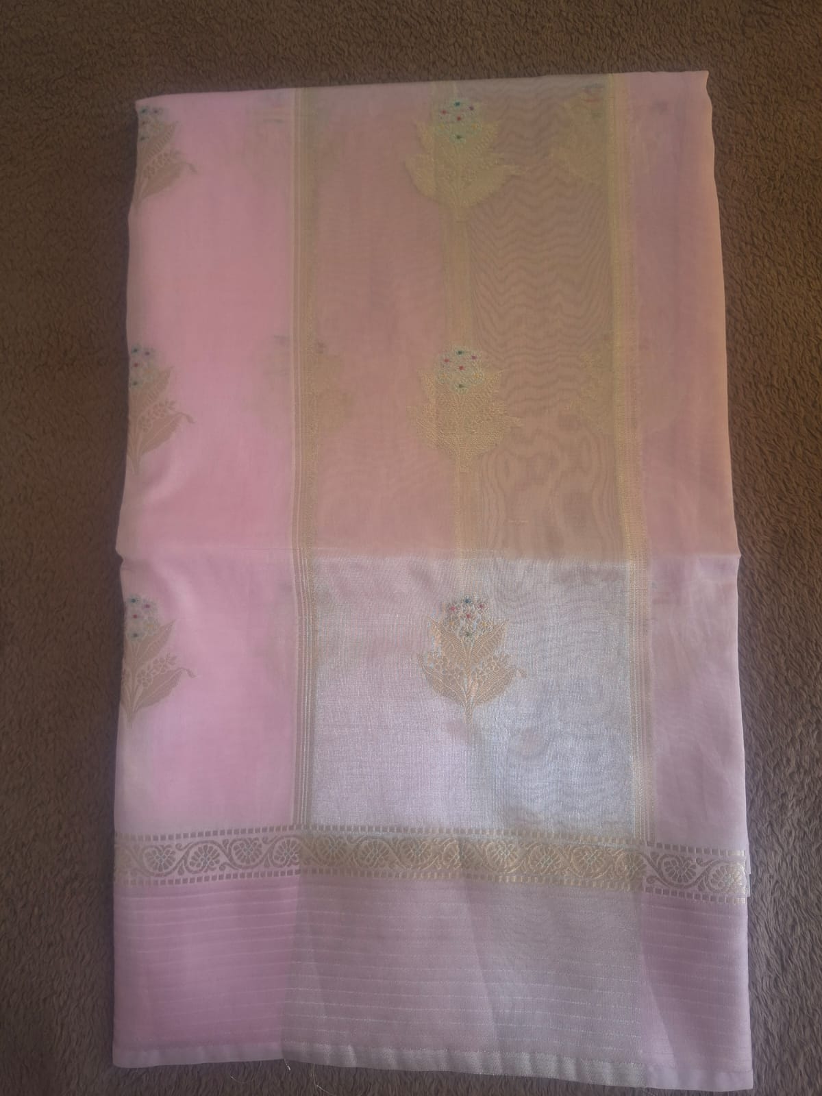 pink row mango tissue with stripes