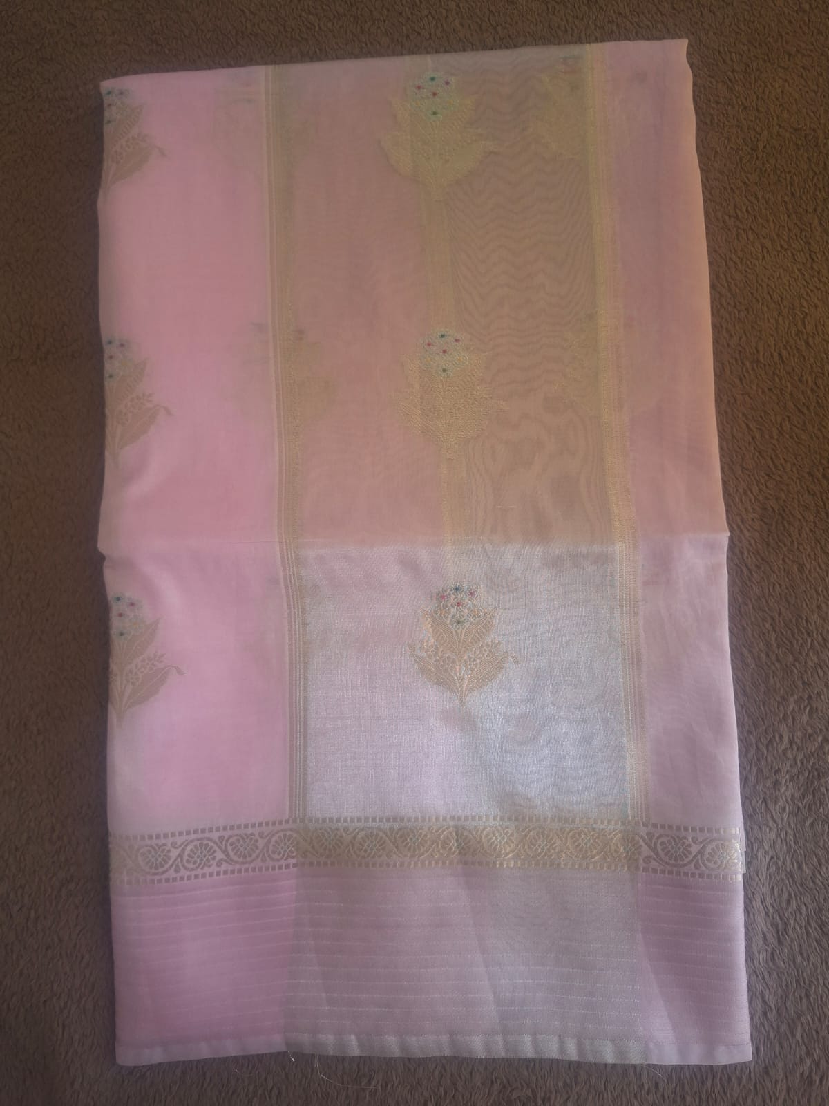 pink row mango tissue with stripes