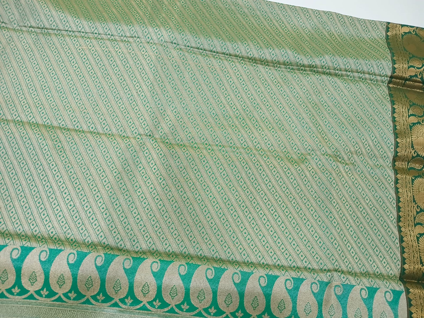 pink semi brocade silk saree