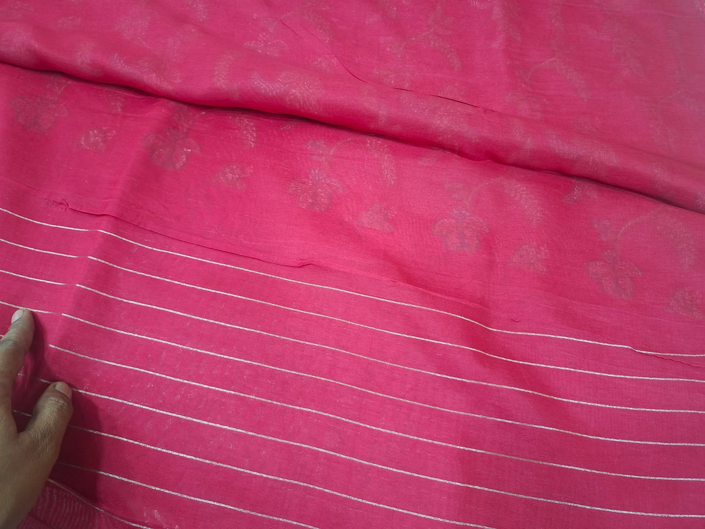 tussur georgette with paithani border saree 102