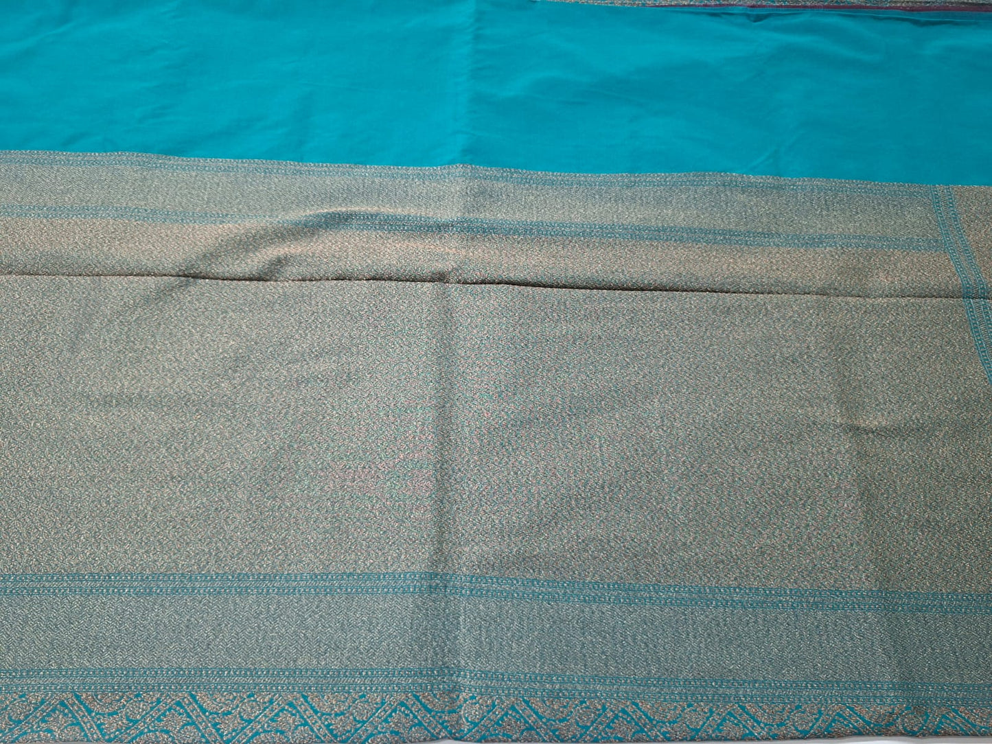 green banaras tanchive brocade saree