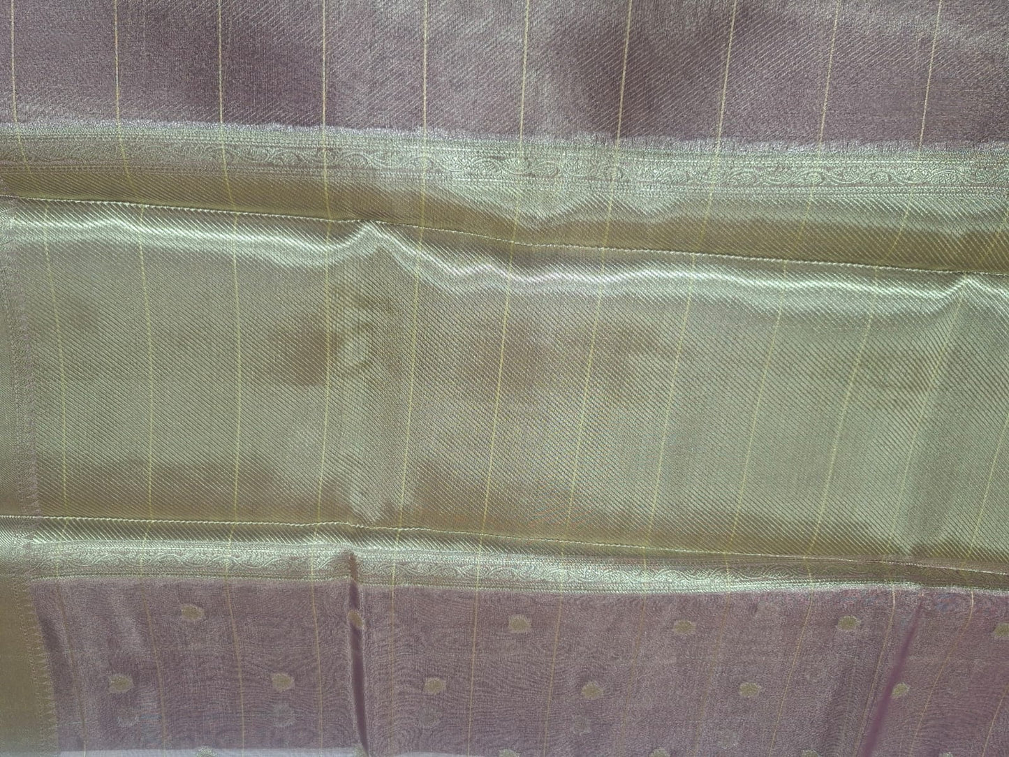 peach tissue saree 101