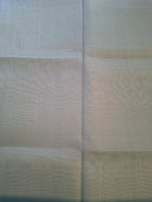 Blue semi tussur saree