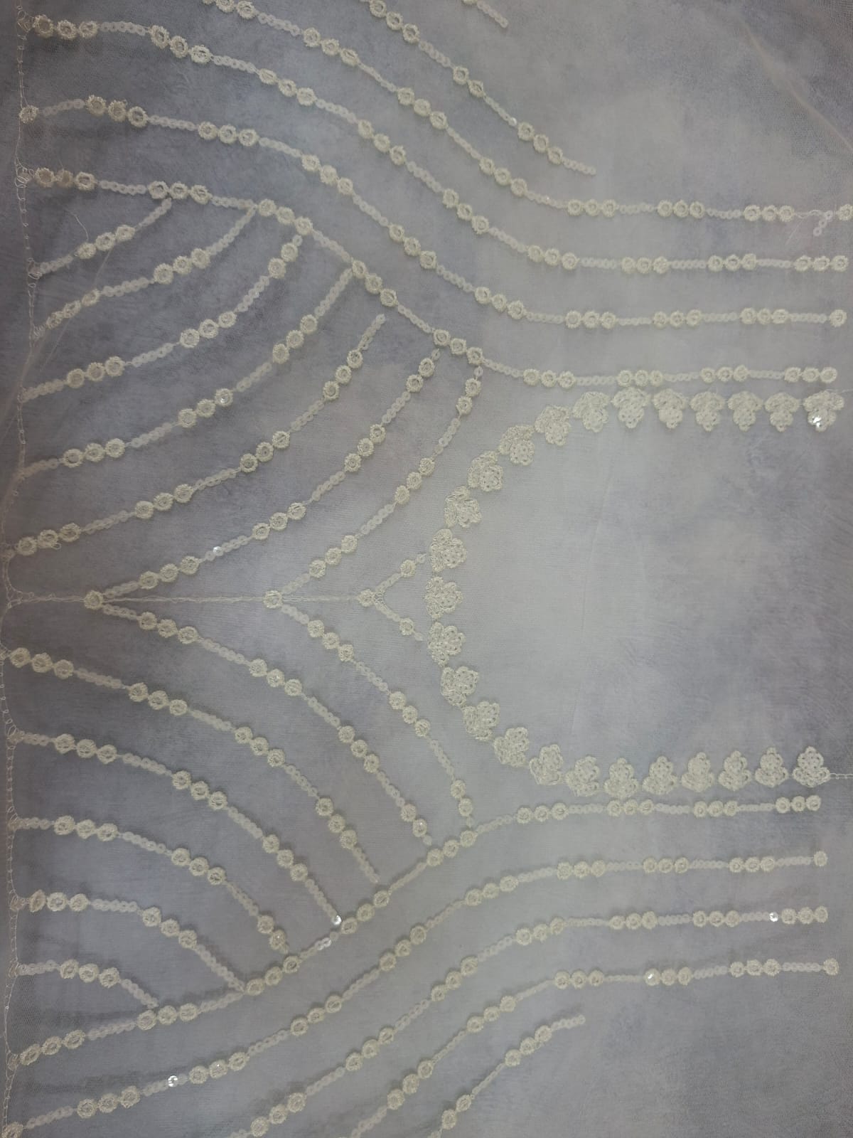white net heavy embroidery