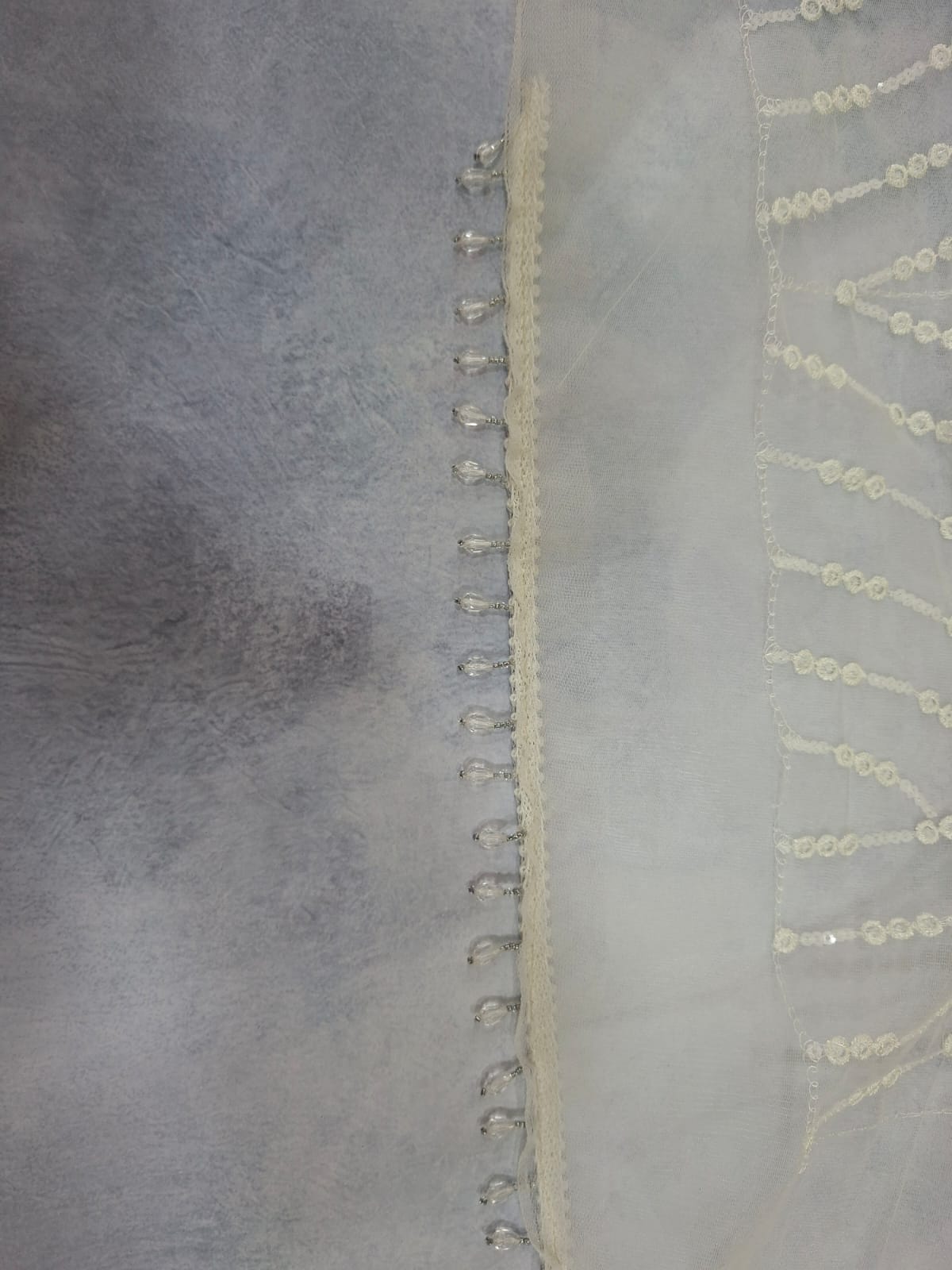 white net heavy embroidery