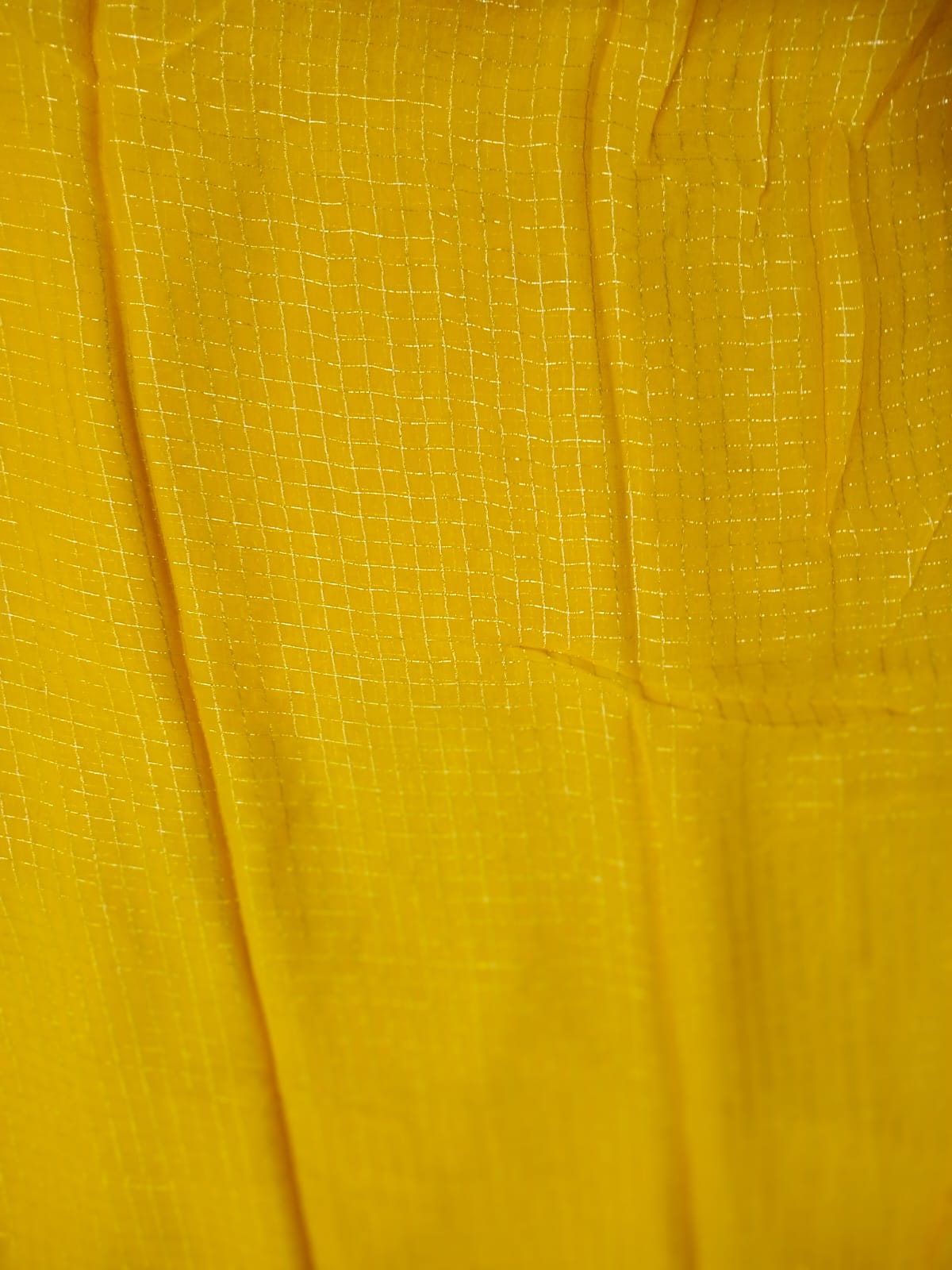 viscose georgette satin border-yellow